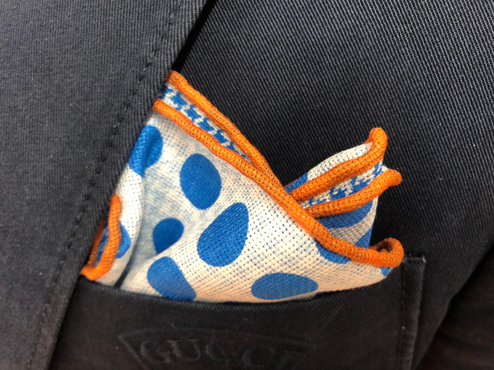 printed pocket square