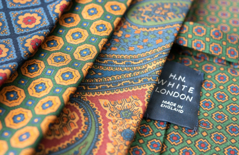 H.N. White on Adamley’s Heritage Madder silk