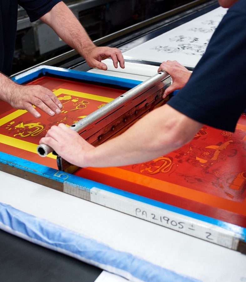 screen 2 screen printing process